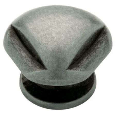 LIBERTY HARDWARE 62933AP Pewter Triangle Top Cabinet Knob - 1.25 in. 180359